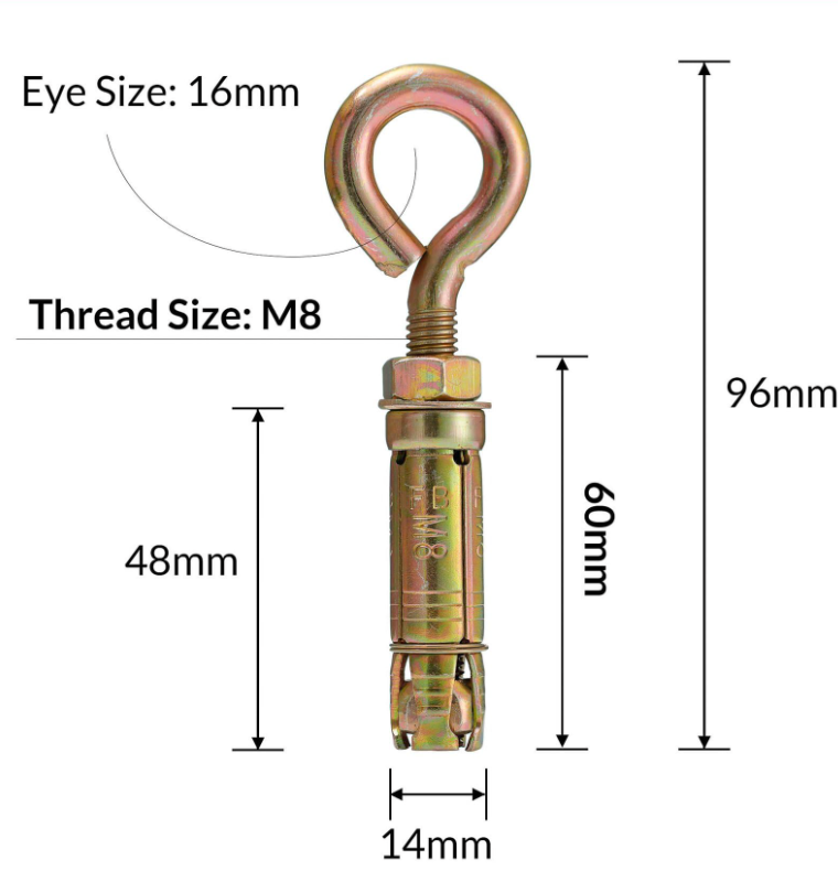 Fix Bolt With Hook - Image 2